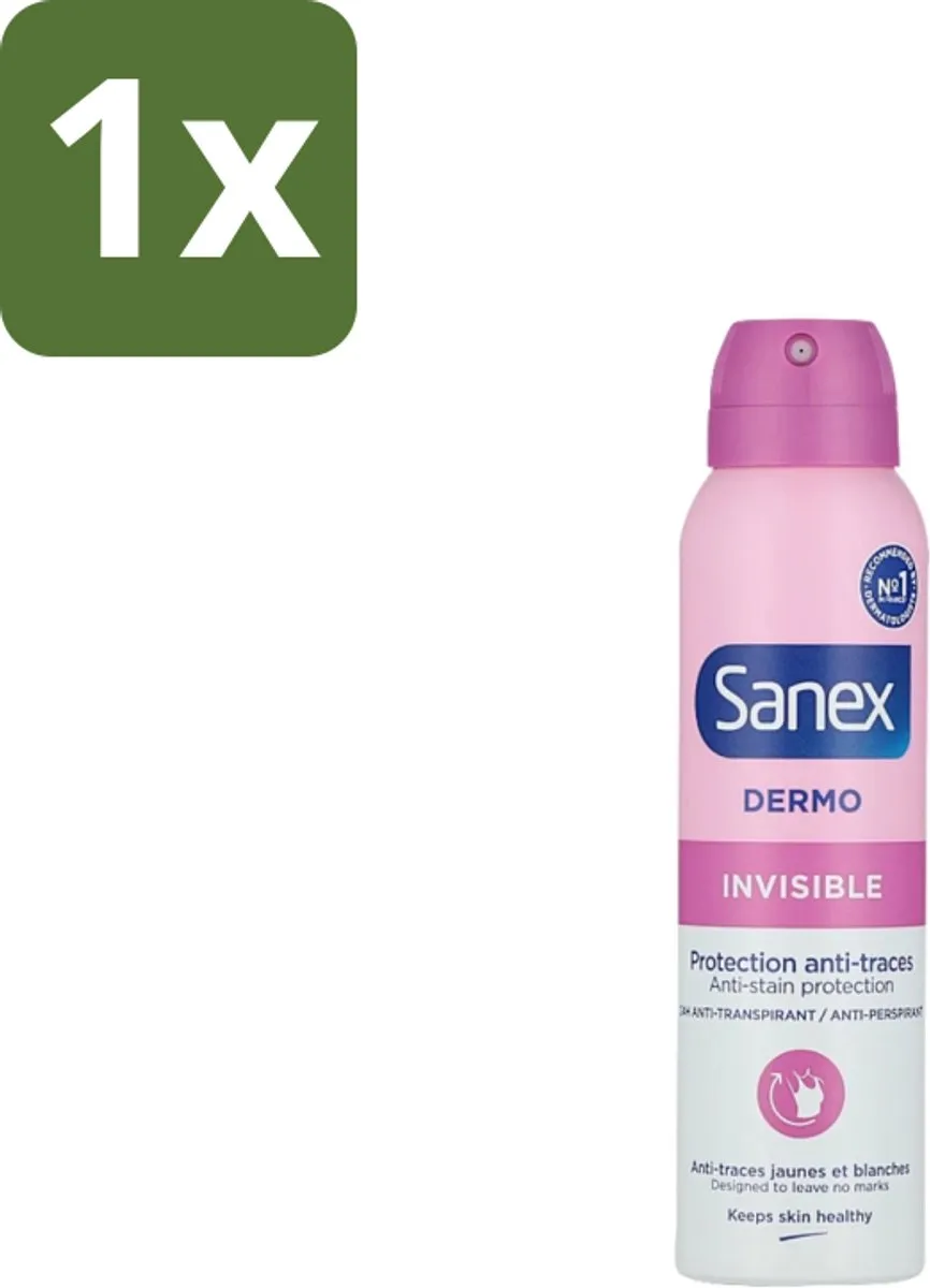 Sanex Dermo Invisible Deodorant Spray 150ml