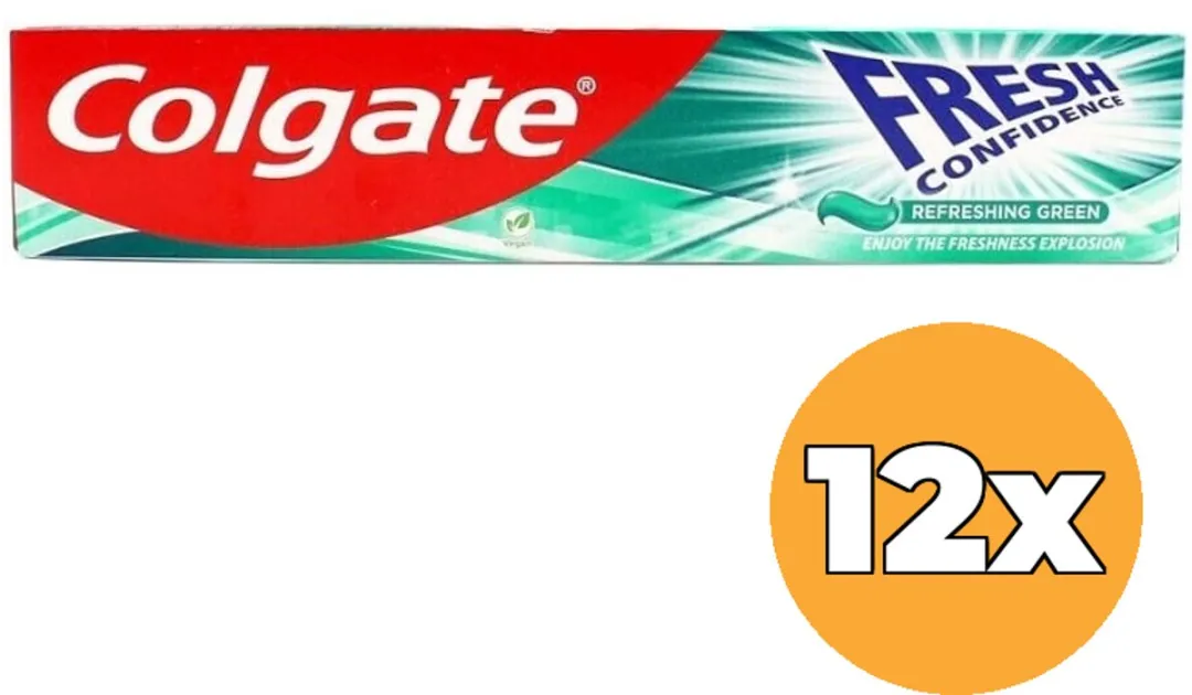 Colgate Fresh Confidence Tandpasta 75ml - 12 Stuks