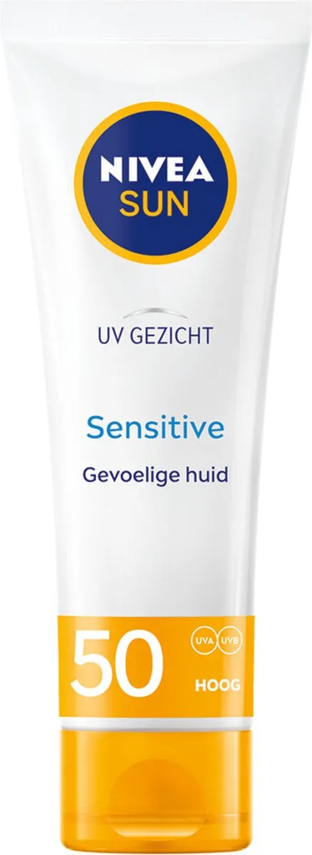 NIVEA SUN Face Sensitive Gezicht Zonnebrandcrème SPF 50 - 50ml