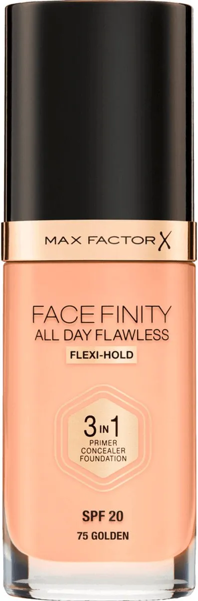 Max Factor Facefinity 3-in-1 Liquid Foundation 75 Golden