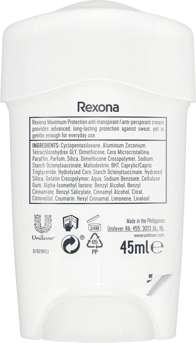 Rexona Women Maximum Protection Anti-Transpirant Stick - 3x45ml