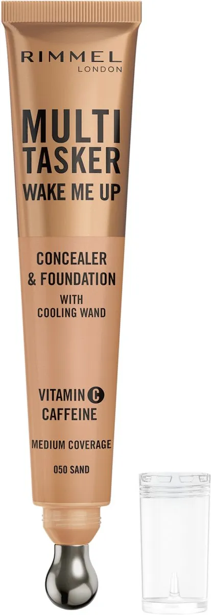 Rimmel London Multi-Tasker Wake Me Up Concealer & Foundation 050 Sand 20ml