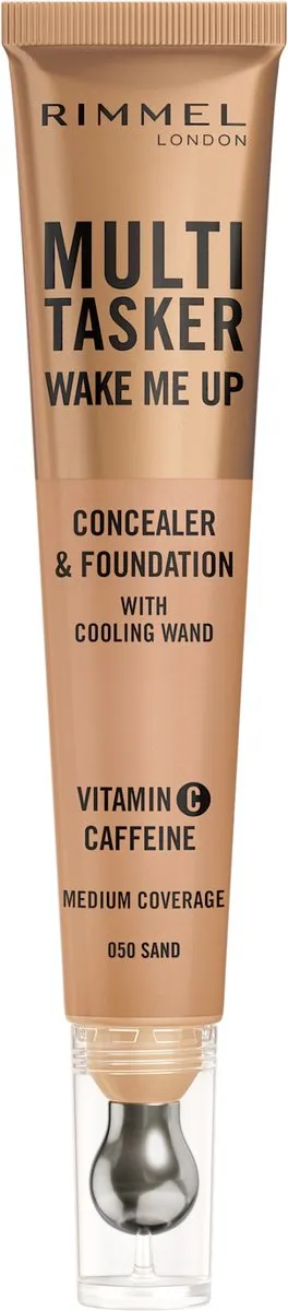 Rimmel London Multi-Tasker Wake Me Up Concealer & Foundation 050 Sand 20ml