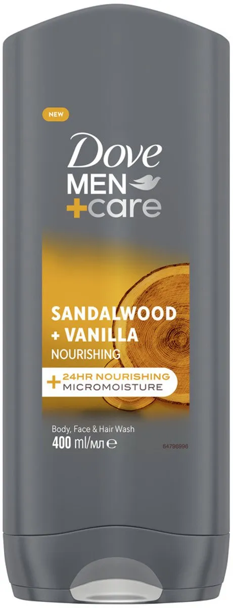 Dove Men+Care Douchegel Sandalwood & Vanilla 400ml