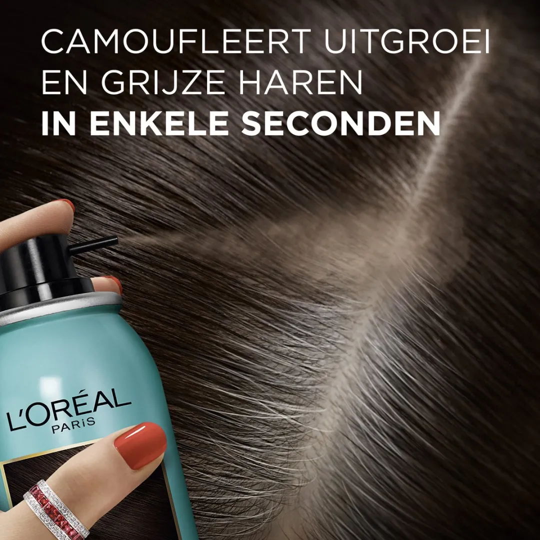 L'Oréal Paris Magic Retouch Middenbruin Uitgroeispray - 20 Stuks