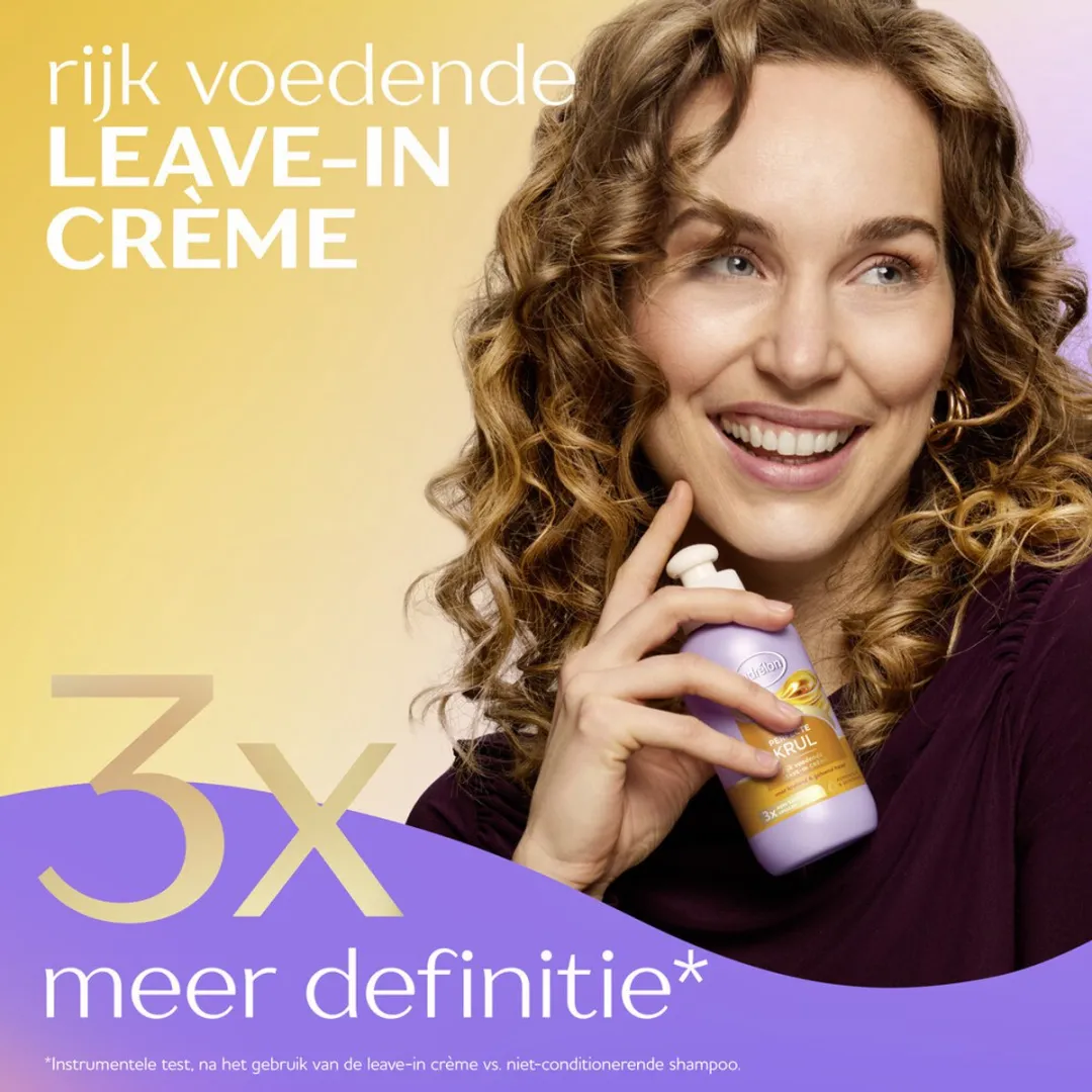 Andrélon Perfecte Krul Leave-In Crème 200ml - 2 Stuks