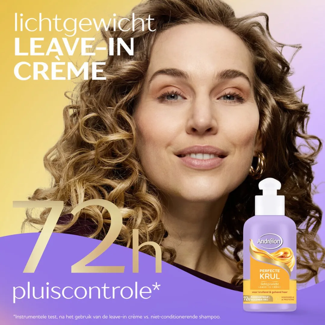 Andrélon Perfecte Krul Leave-In Crème 200ml - 2 Stuks