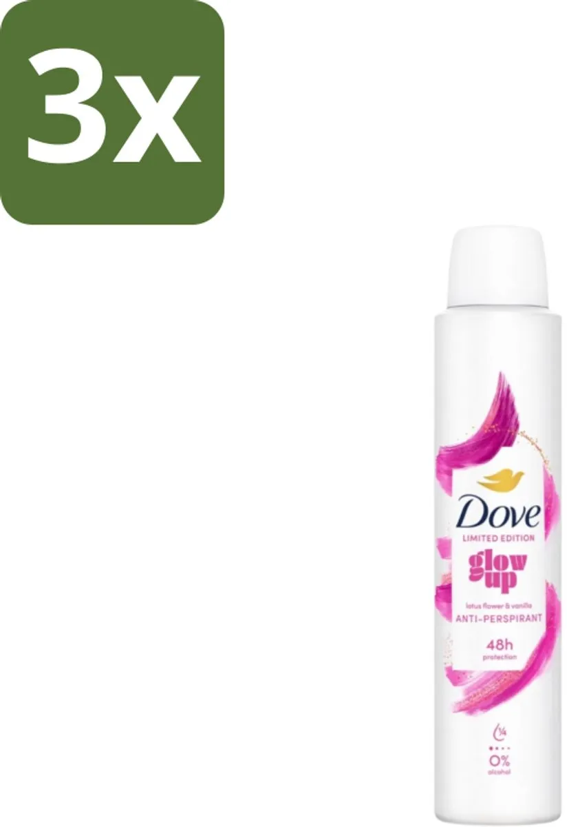 Dove Deodorant Spray Glow Up 200ml