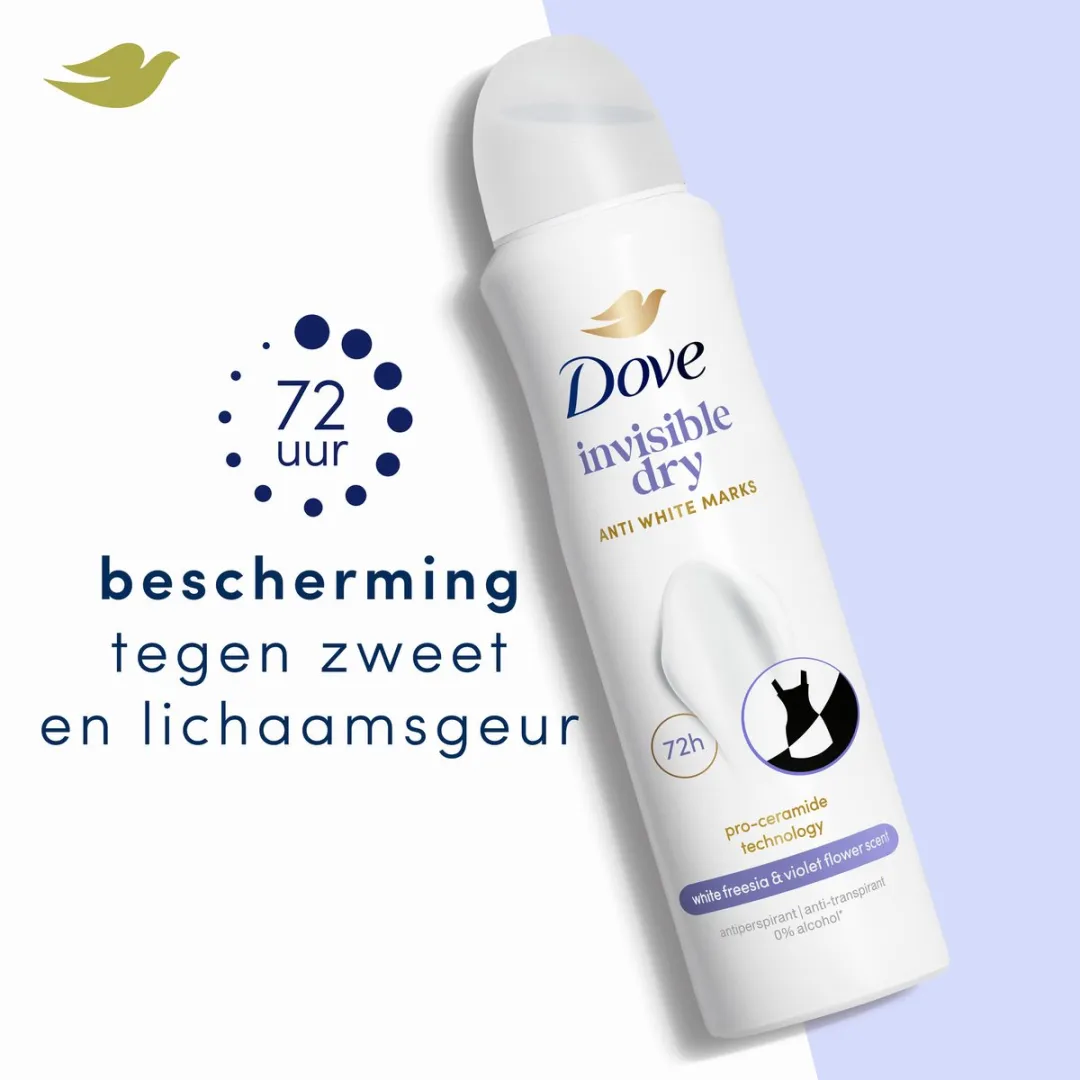 Dove Anti-Transpirant Spray Advanced Care Invisible Dry - 6x150ml