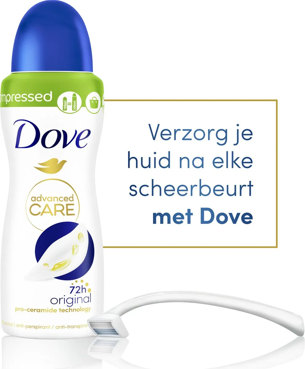 Dove Anti-Transpirant Spray Original 6x100ml