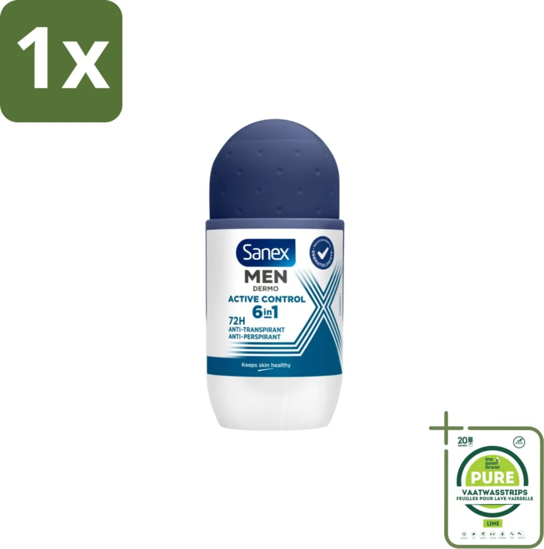 Sanex Deodorant Roller Men Active Control 53ml