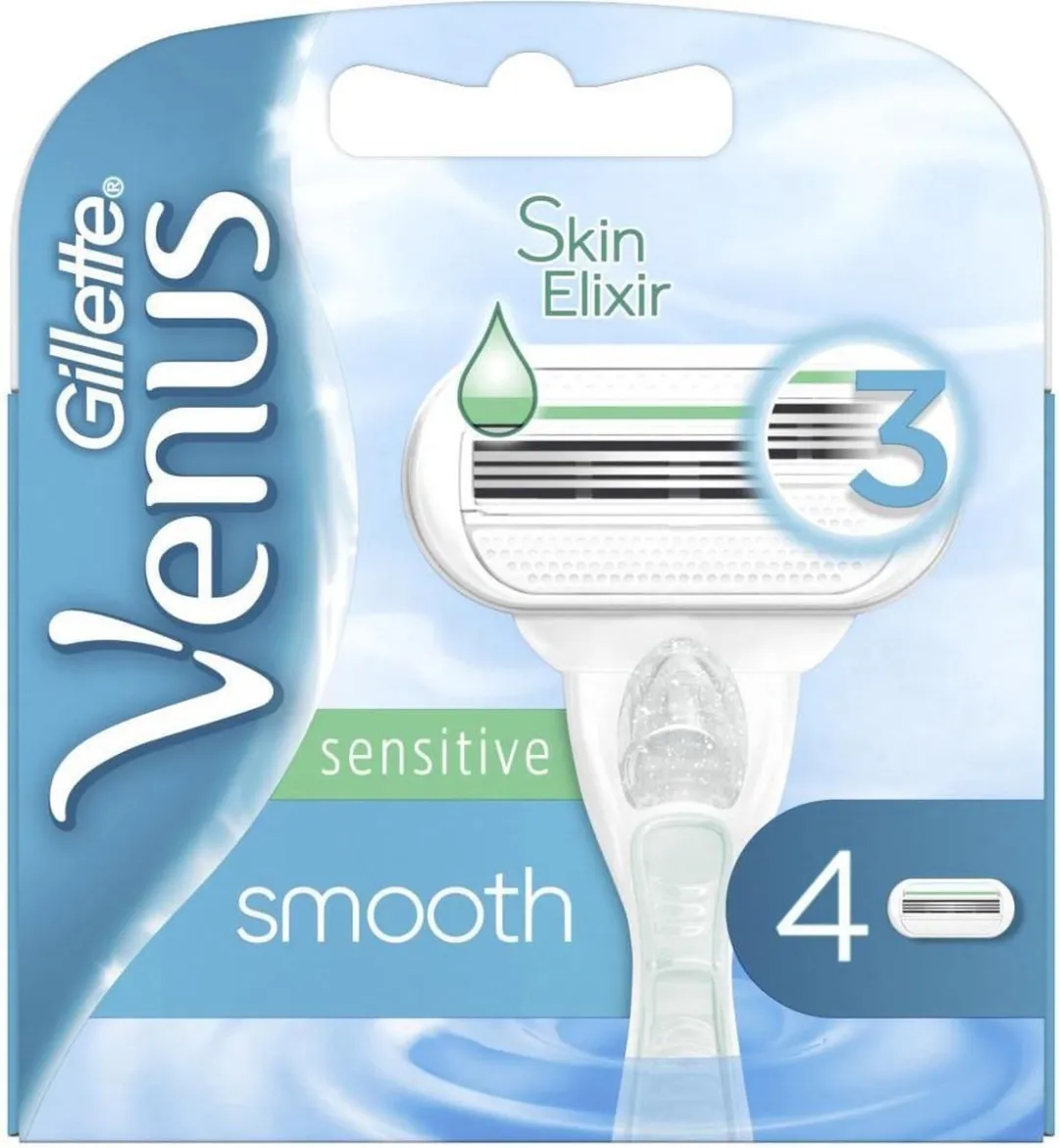 Gillette Venus Smooth Sensitive Scheermesjes 4 Stuks