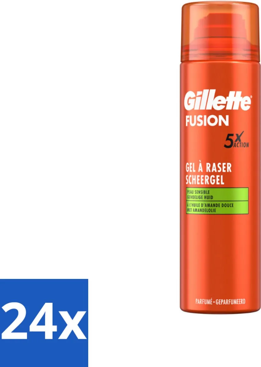 Gillette Fusion 5 Sensitive Scheergel 200ml