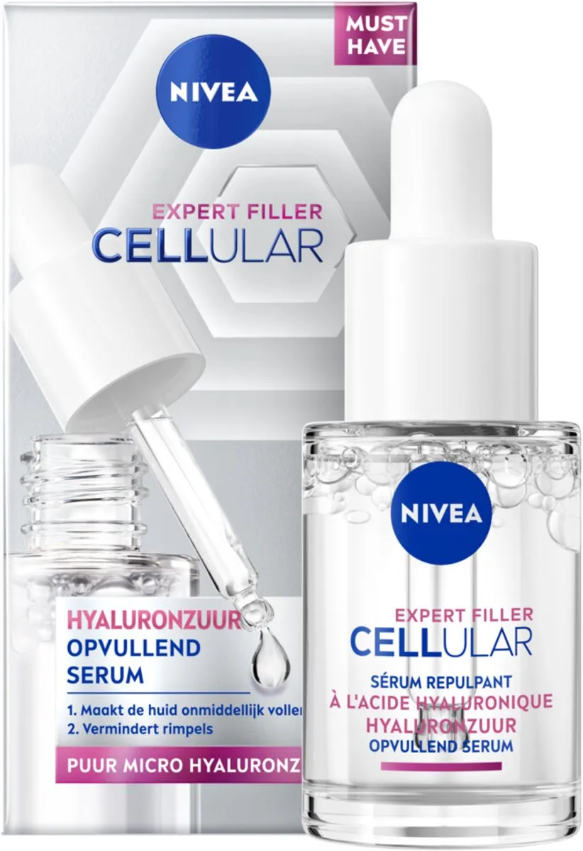 NIVEA Cellular Filler Hyaluron Serum - 6x15ml - afbeelding 3 van 3