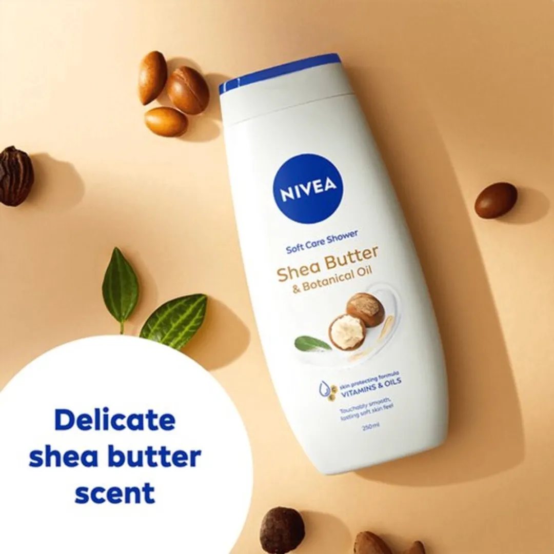 NIVEA Douchegel Shea Butter & Botanical Oil 250ml - 3 Stuks
