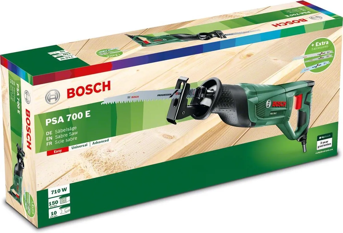 Bosch PSA 700 E Reciprozaag 710W - Metaal/Hout - afbeelding 6 van 6