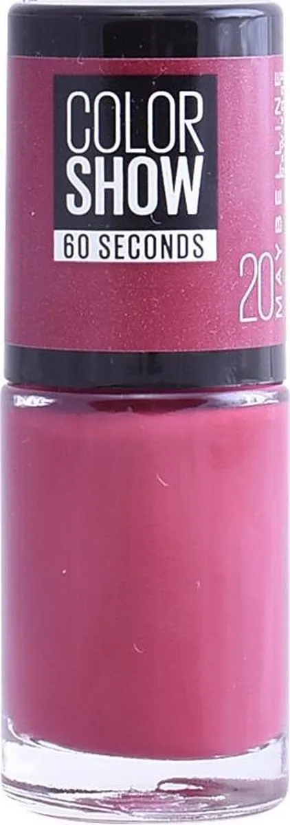 Maybelline Colorshow Blush Berry Nagellak 20 - 6ml - Zwart