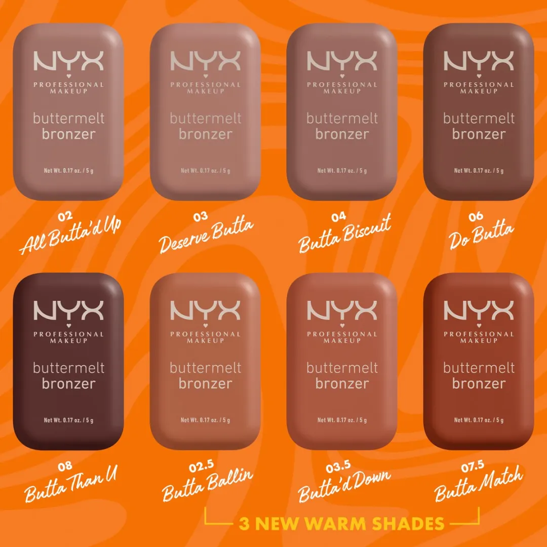 NYX Buttermelt Bronzer Butta Match 5g - Medium