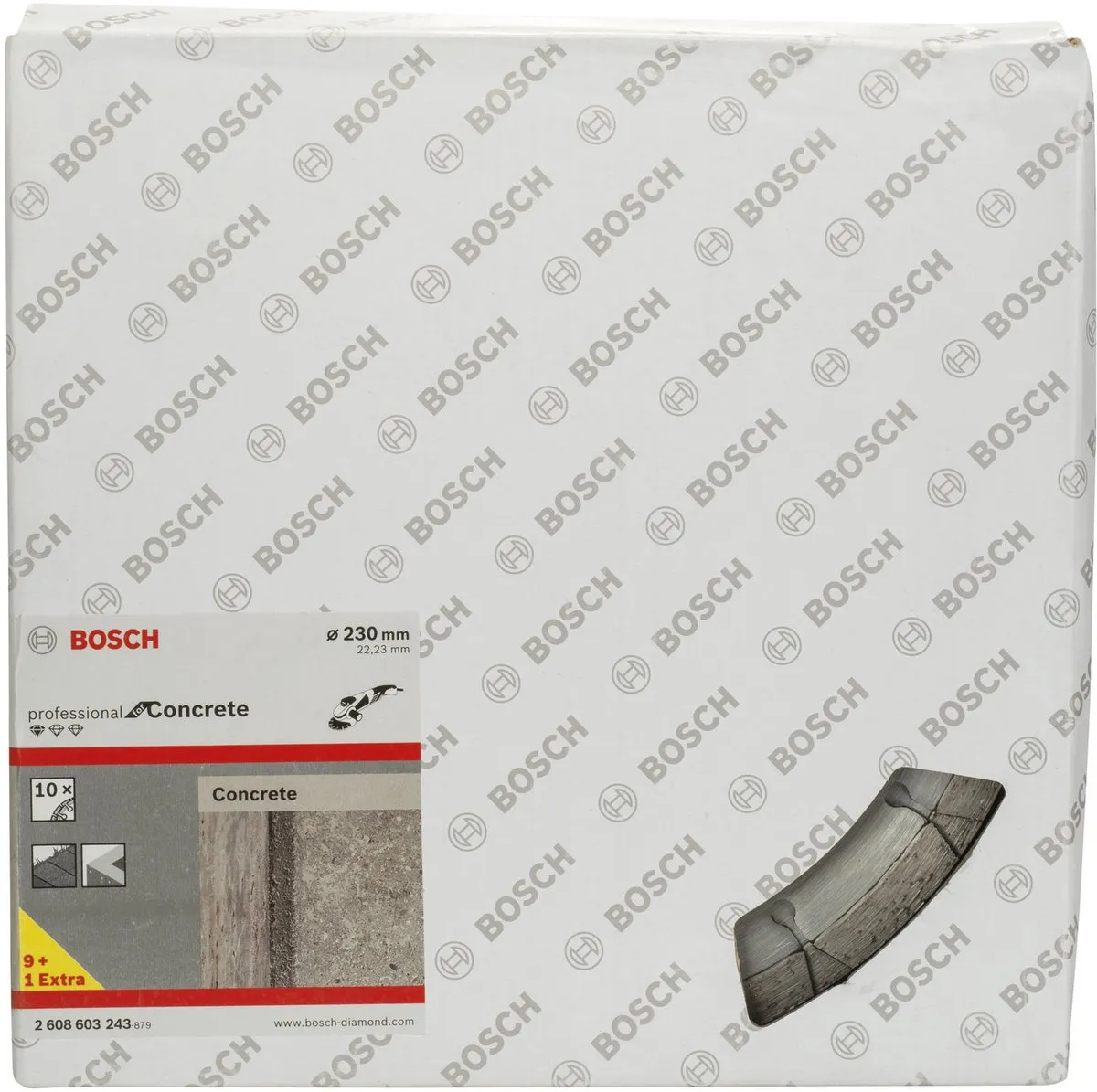 Bosch Diamantschijf 230mm 22,23mm Concrete 10 Stuks