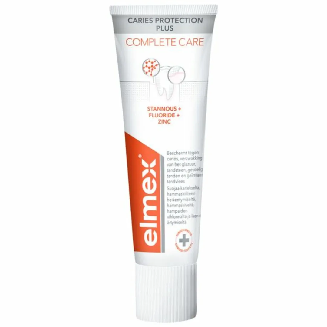 Elmex Anti-Cariës Plus Complete Care Tandpasta 75ml - 6 Stuks