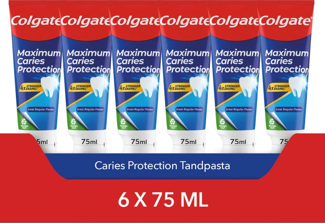 Colgate Maximum Caries Protection Tandpasta 450ml - 6 Stuks