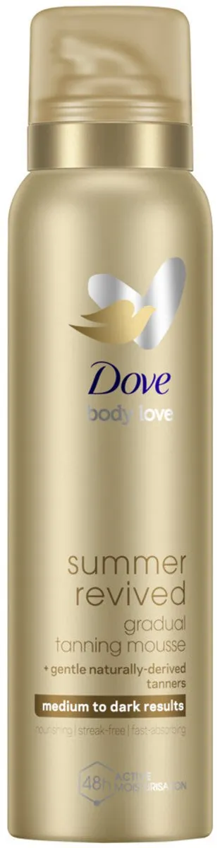 Dove Bodymousse Summer Revived Medium-Dark 150ml - 12 Stuks