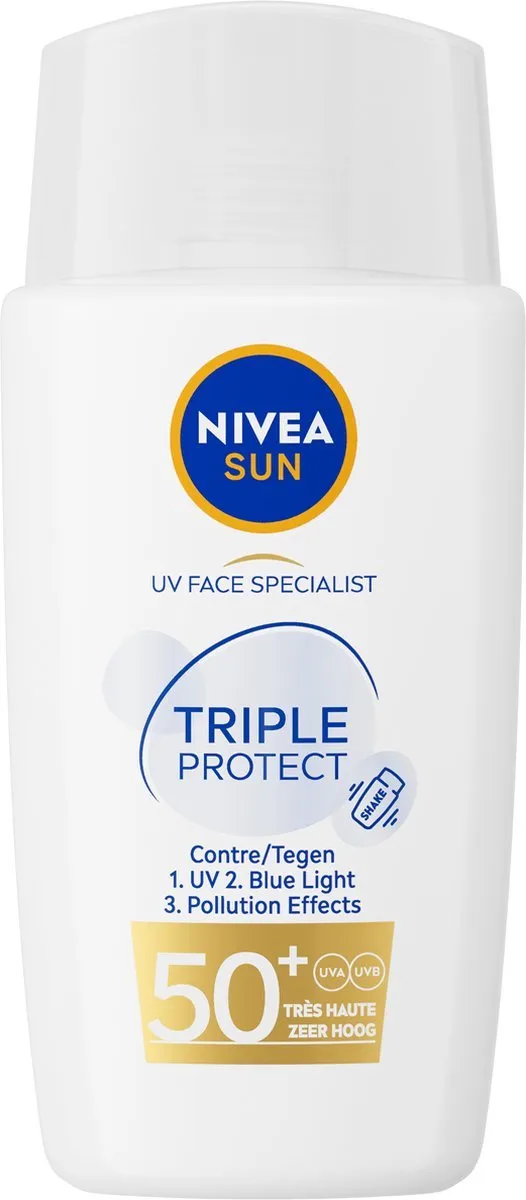 NIVEA SUN Zonnebrand Gezicht SPF 50+ 40ml