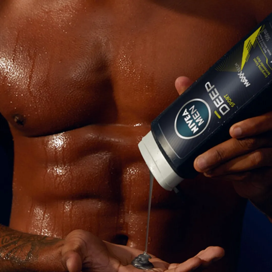 NIVEA Men Douchegel Deep Sport 500ml - 6 Stuks