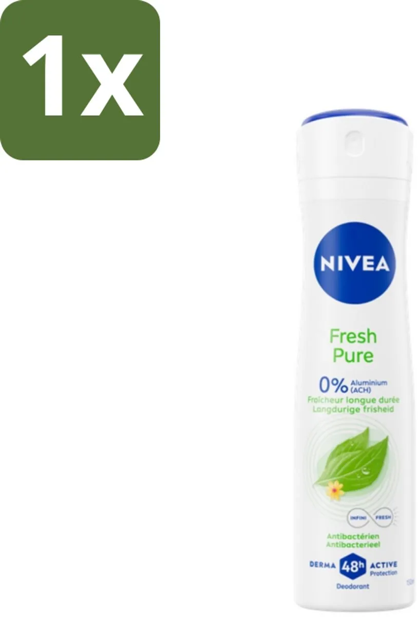 NIVEA Fresh Pure Deodorant Spray 150ml