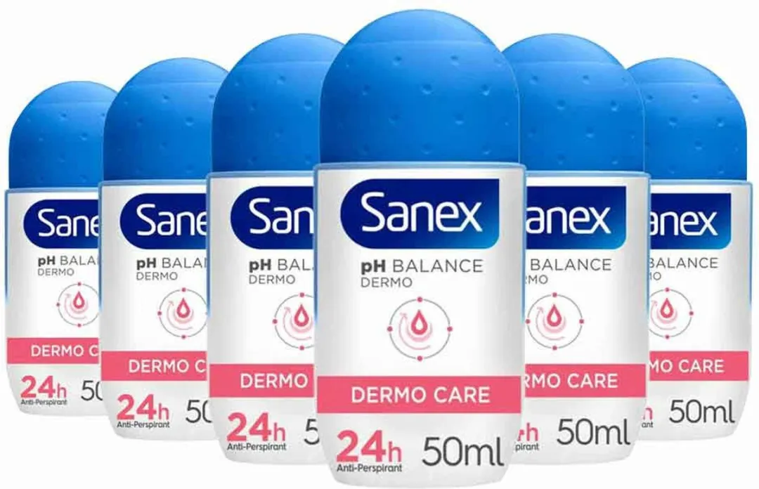 Sanex Dermo Care Roll-on Deodorant 6x50ml