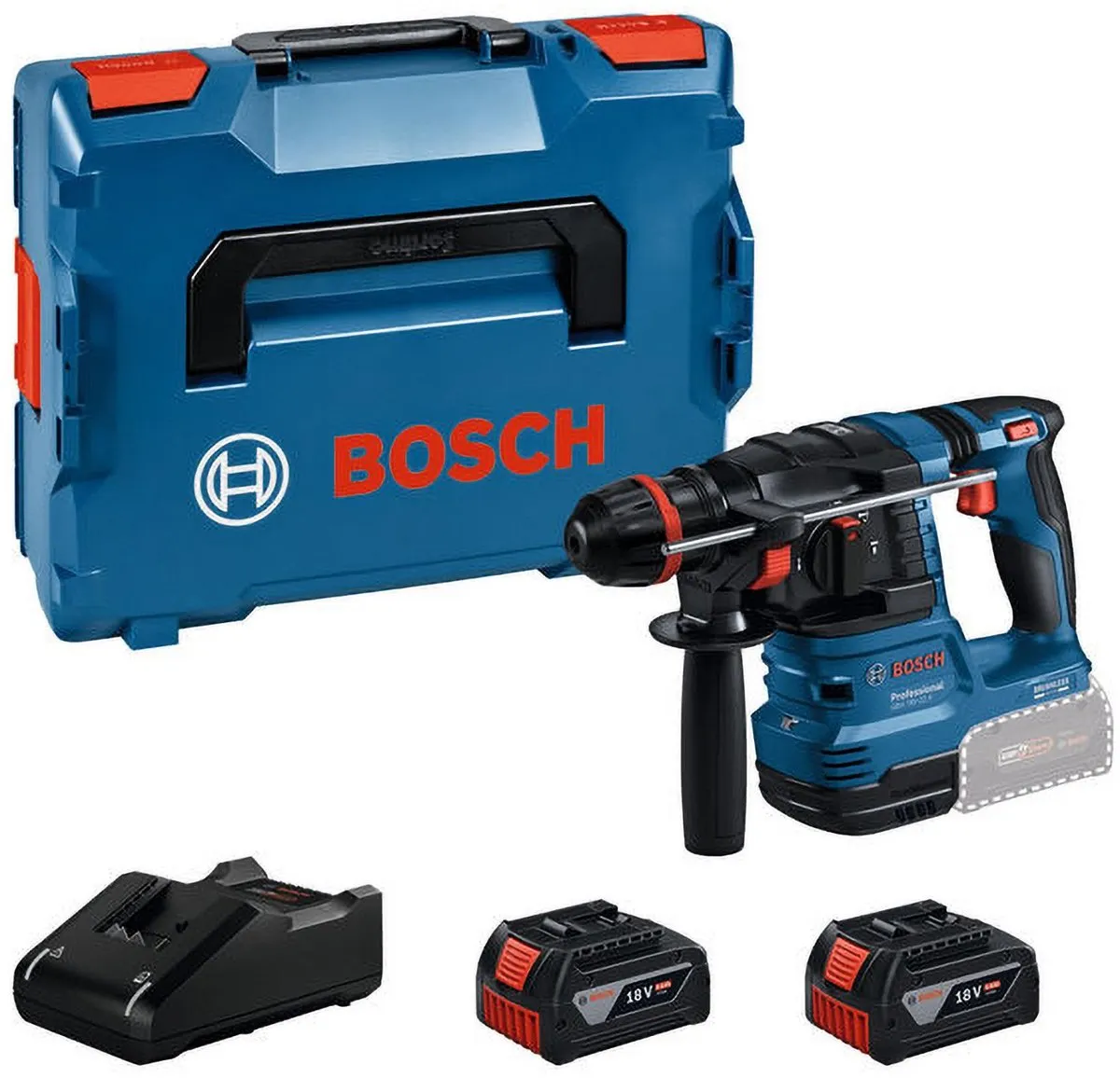 Bosch GBH 18V-22 X Boorhamer - 2x 4,0 Ah
