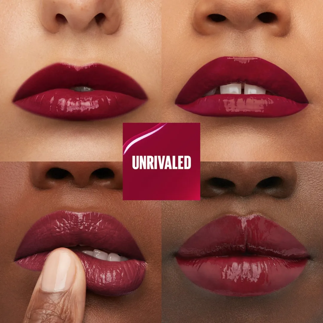 Maybelline SuperStay Vinyl Ink Lipstick 30 Unrivaled - Rood