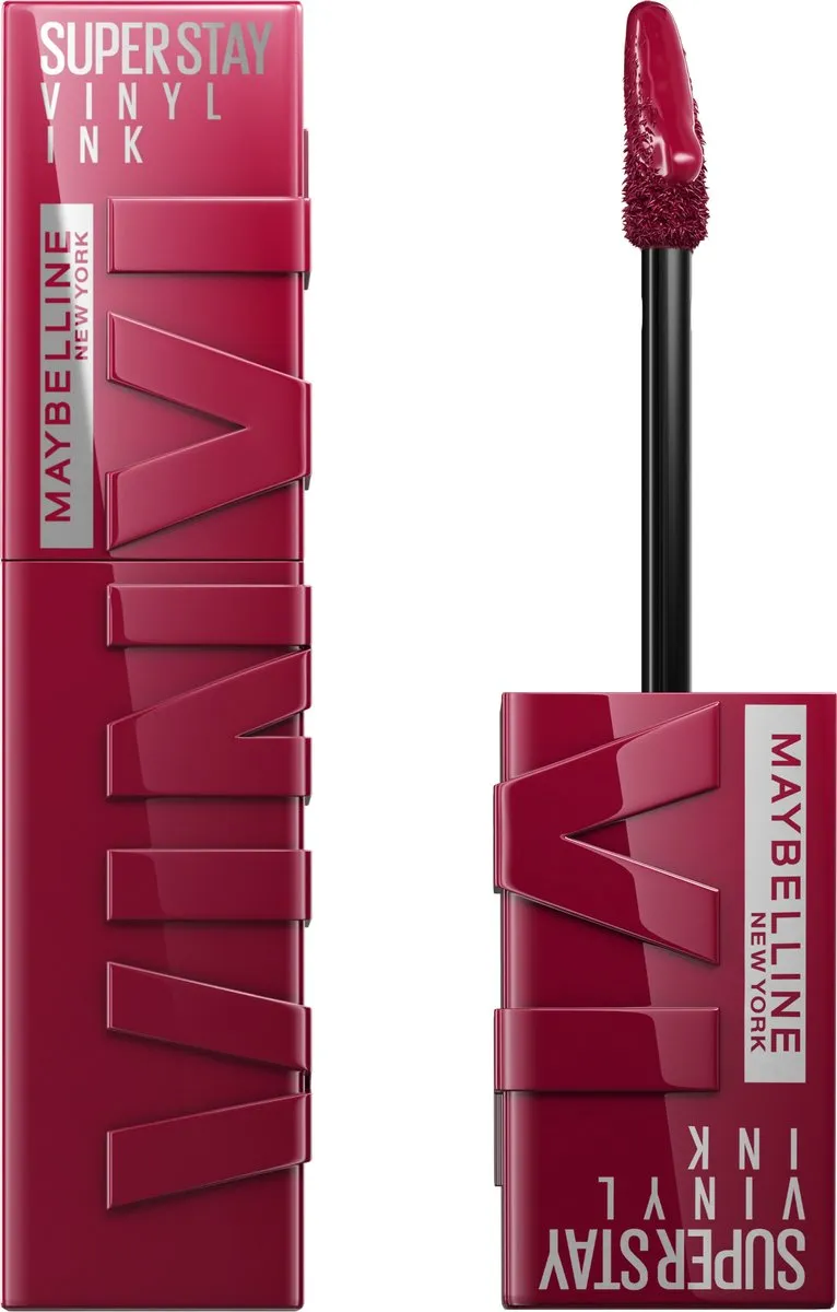 Maybelline SuperStay Vinyl Ink Lipstick 30 Unrivaled - Rood