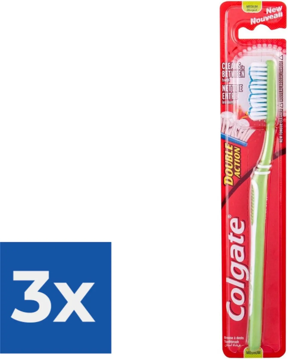 Colgate Double Action Medium Tandenborstel