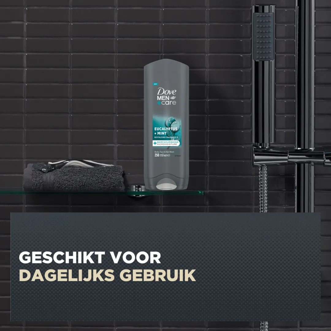 Dove Men+Care 3-in-1 Douchegel Eucalyptus & Mint - 6x250ml
