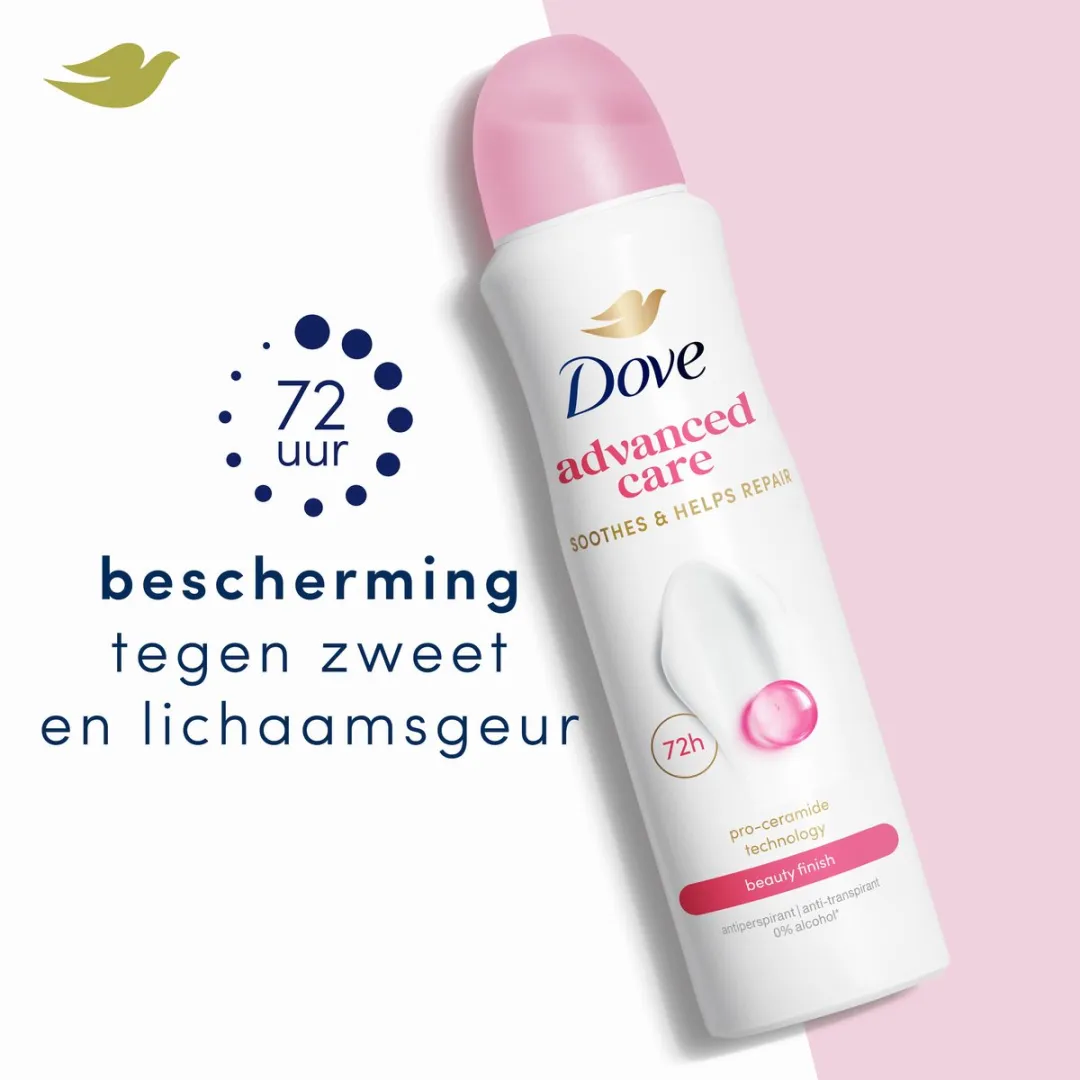 Dove Anti-Transpirant Deodorant Spray Advanced Care Beauty Finish - 6x150ml