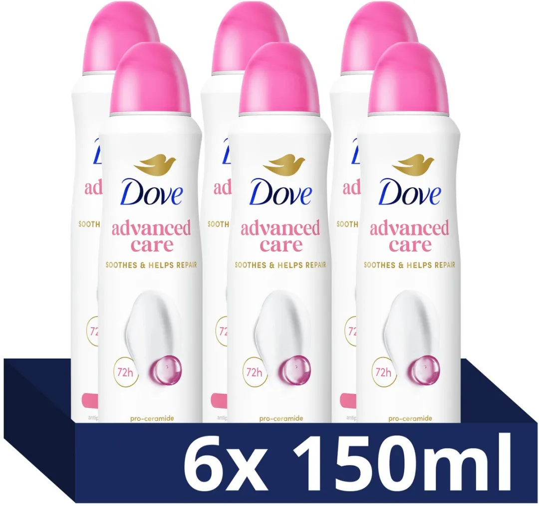 Dove Anti-Transpirant Deodorant Spray Advanced Care Beauty Finish - 6x150ml