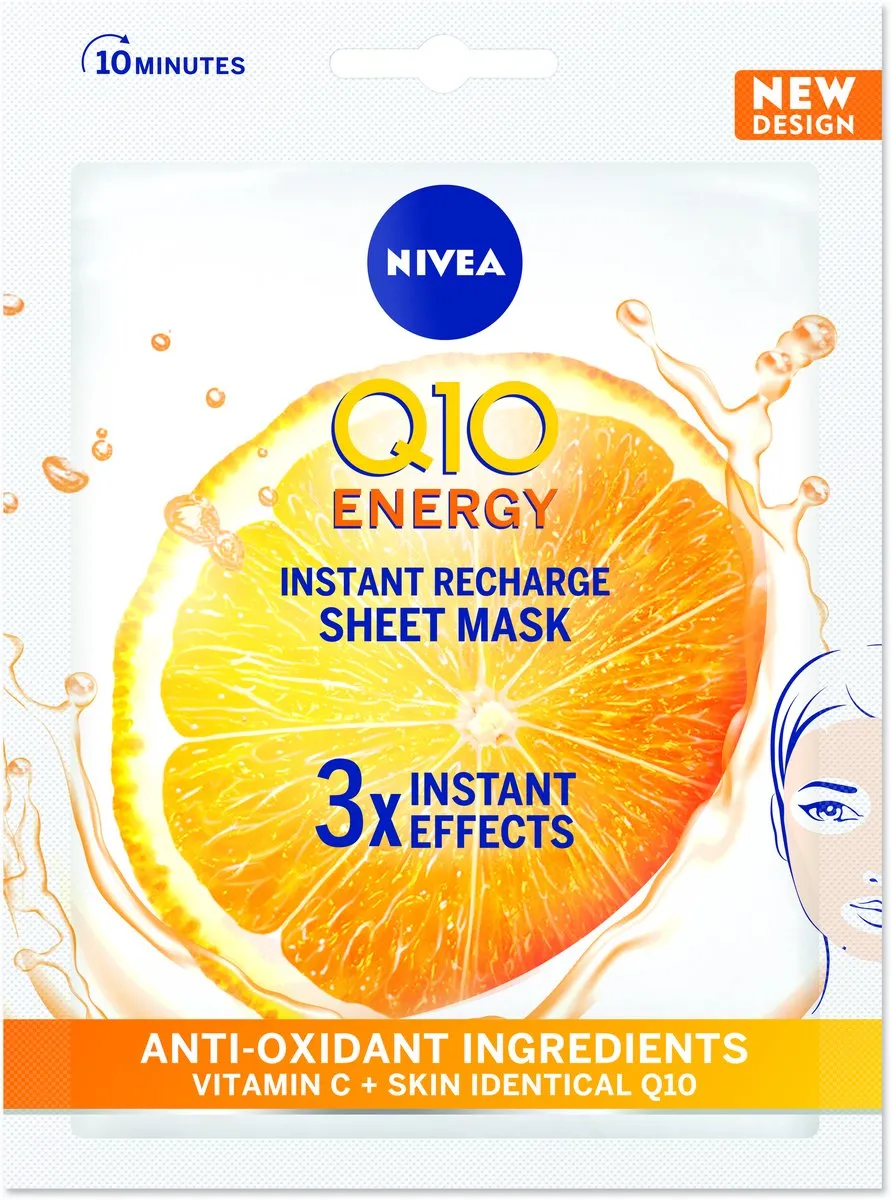 NIVEA Q10 Gezichtsmasker 3ml - Anti-Age