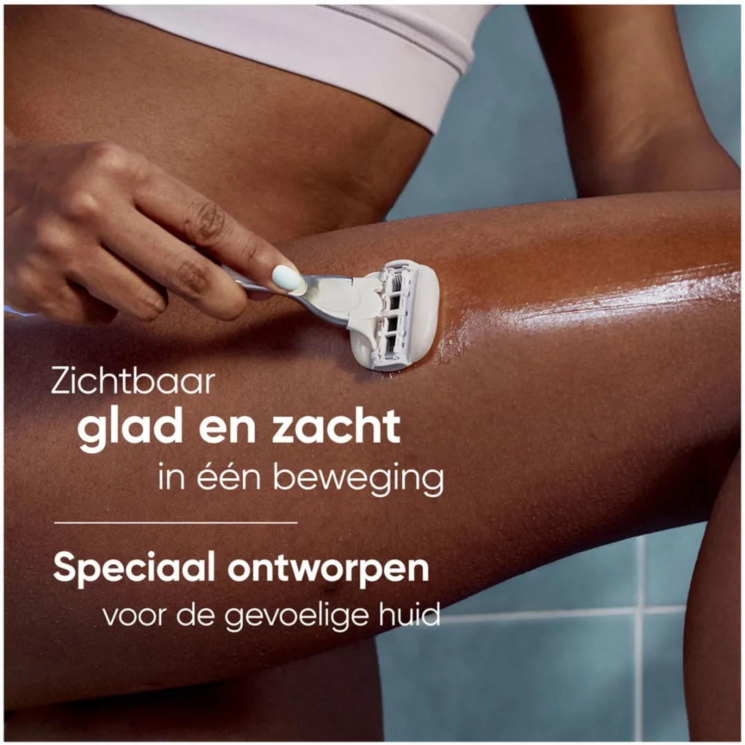 Gillette Venus Pro ComfortGlide Sensitive Scheersysteem - 1 Handvat + 5 Mesjes