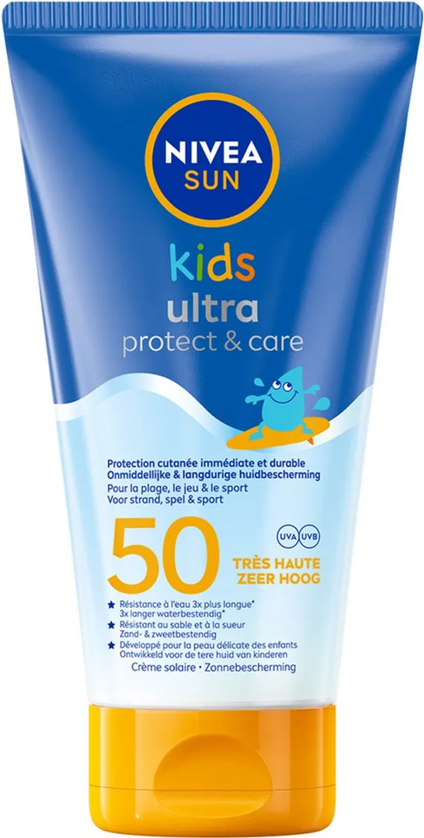 NIVEA SUN Kids Ultra Protect & Play Zonnebrand Lotion SPF 50+ - 2x 150ml - afbeelding 6 van 6
