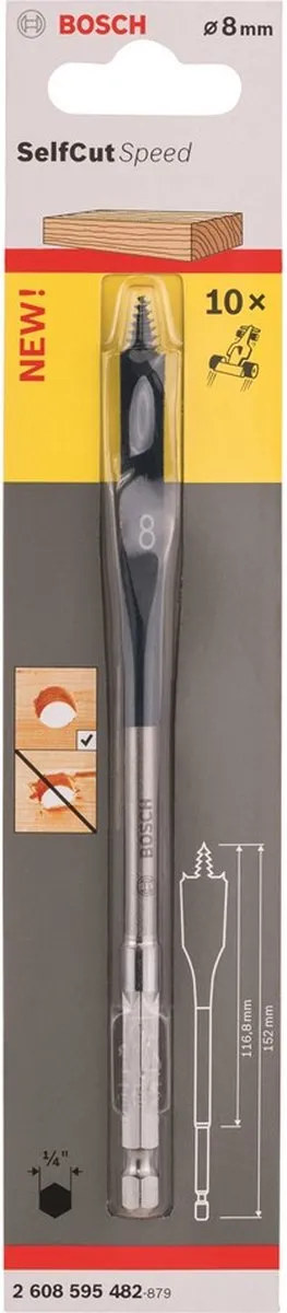 Bosch Speedborenset Self Cut Speed 8x152mm