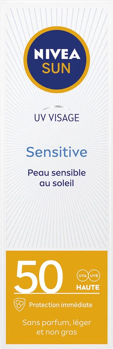 NIVEA Sensitive Gezichtszonnecrème 50ml