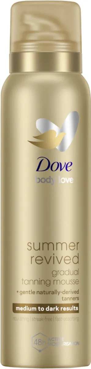 Dove Body Love Zelfbruinende Bodymousse Medium-Dark 150ml