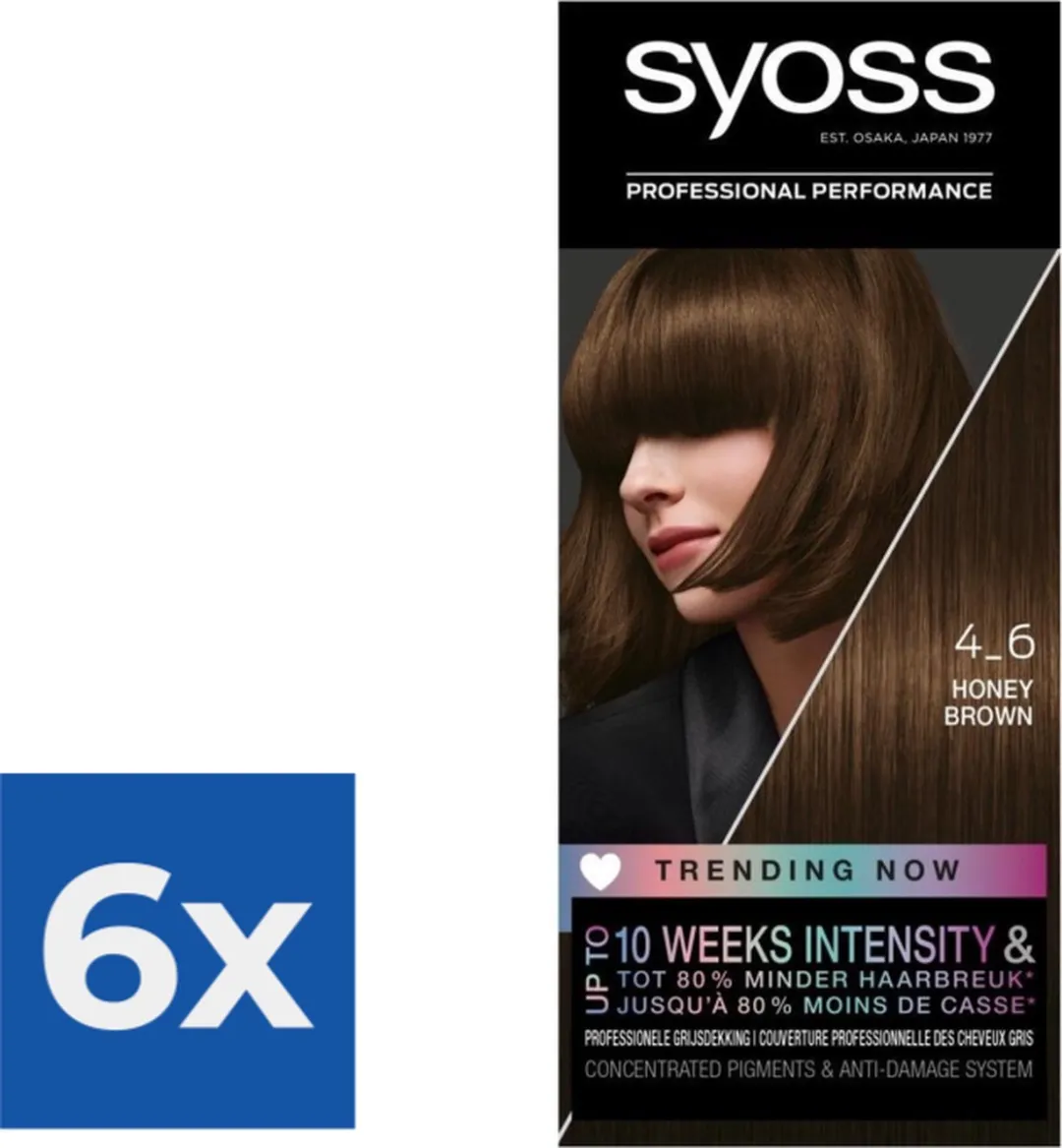 SYOSS Color Baseline 4-6 Honey Brown Permanent Haarkleuring