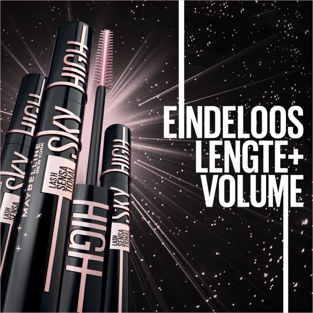 Maybelline Lash Sensational Sky High Mascara Cosmic Black - 3x7,2ml