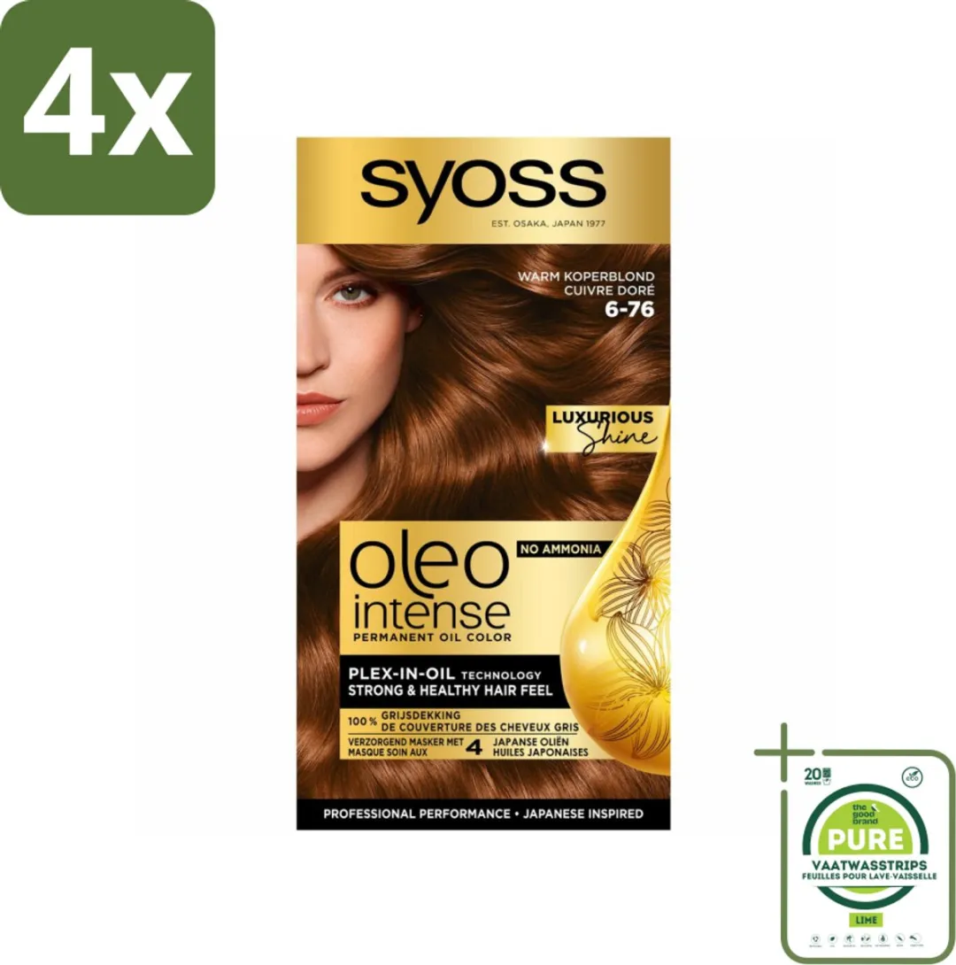 SYOSS Oleo Intense Haarverf 6-76 Warm Koperblond