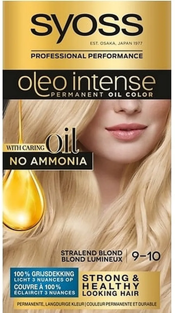 SYOSS Oleo Intense Haarverf 9-10 Stralend Blond - 345ml