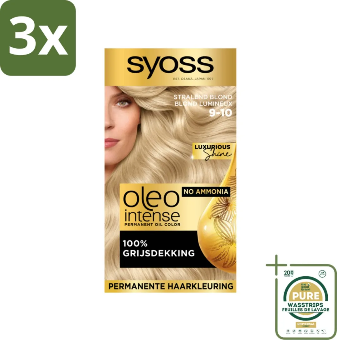 SYOSS Oleo Intense Haarverf 9-10 Stralend Blond