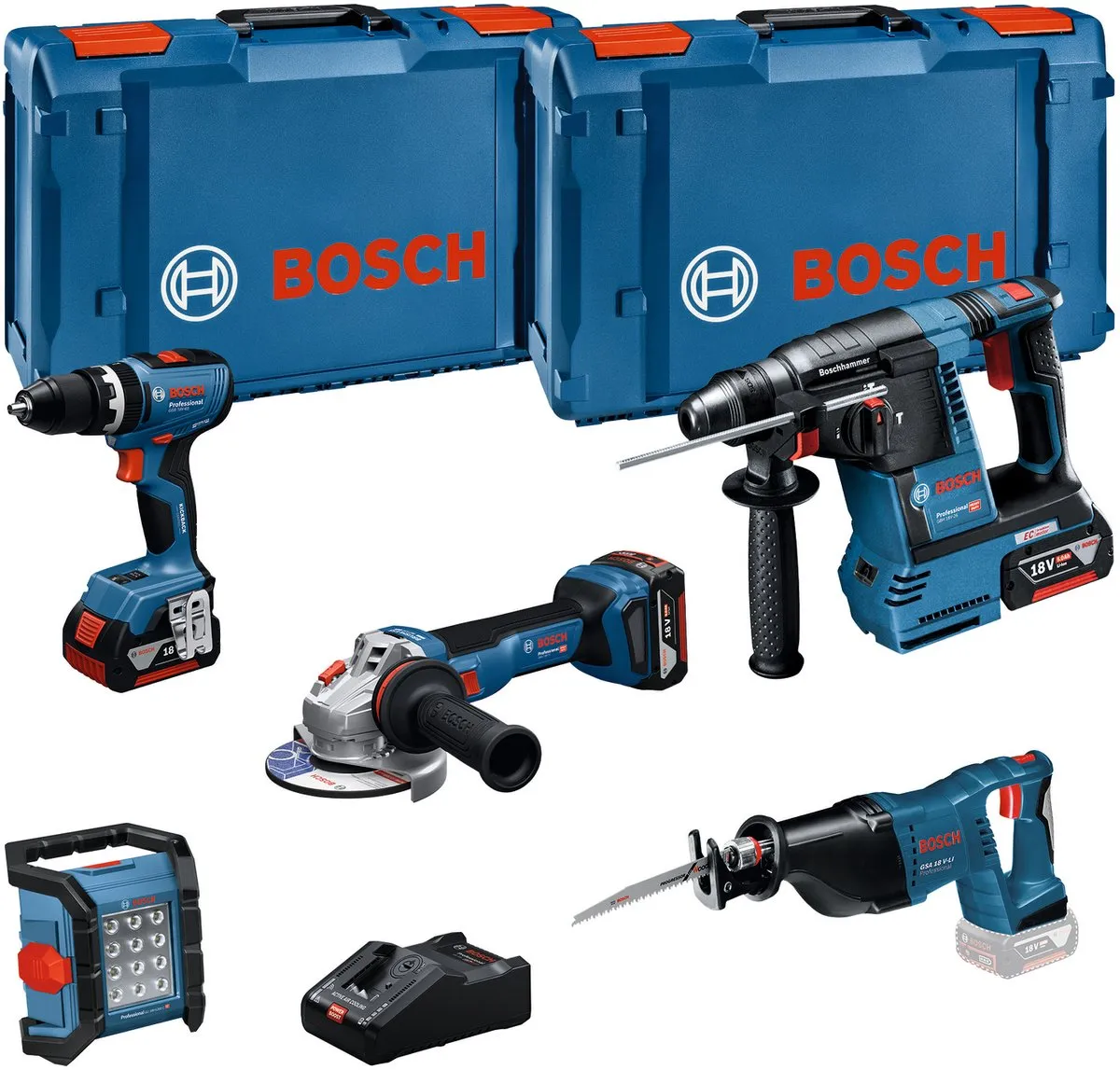 Bosch Combo Kit 18V 5-delig
