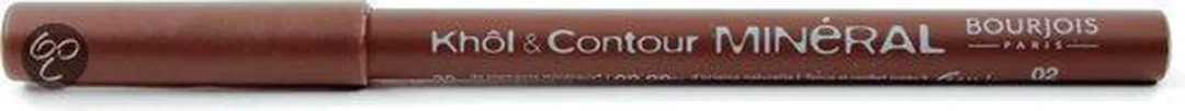Bourjois Khol&Contour Mineral Oogpotlood 02 Brun ecorce